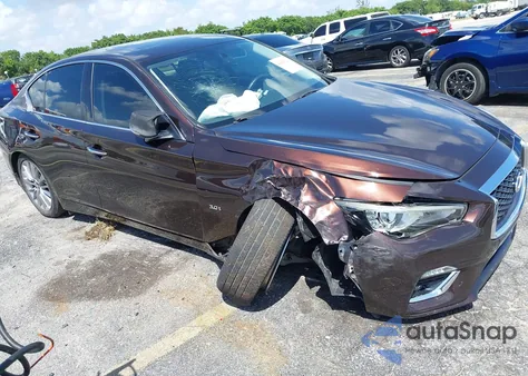 2020 Infiniti Q50 Luxe z USA, uszkodzony, nr VIN JN1EV7AP5LM204160